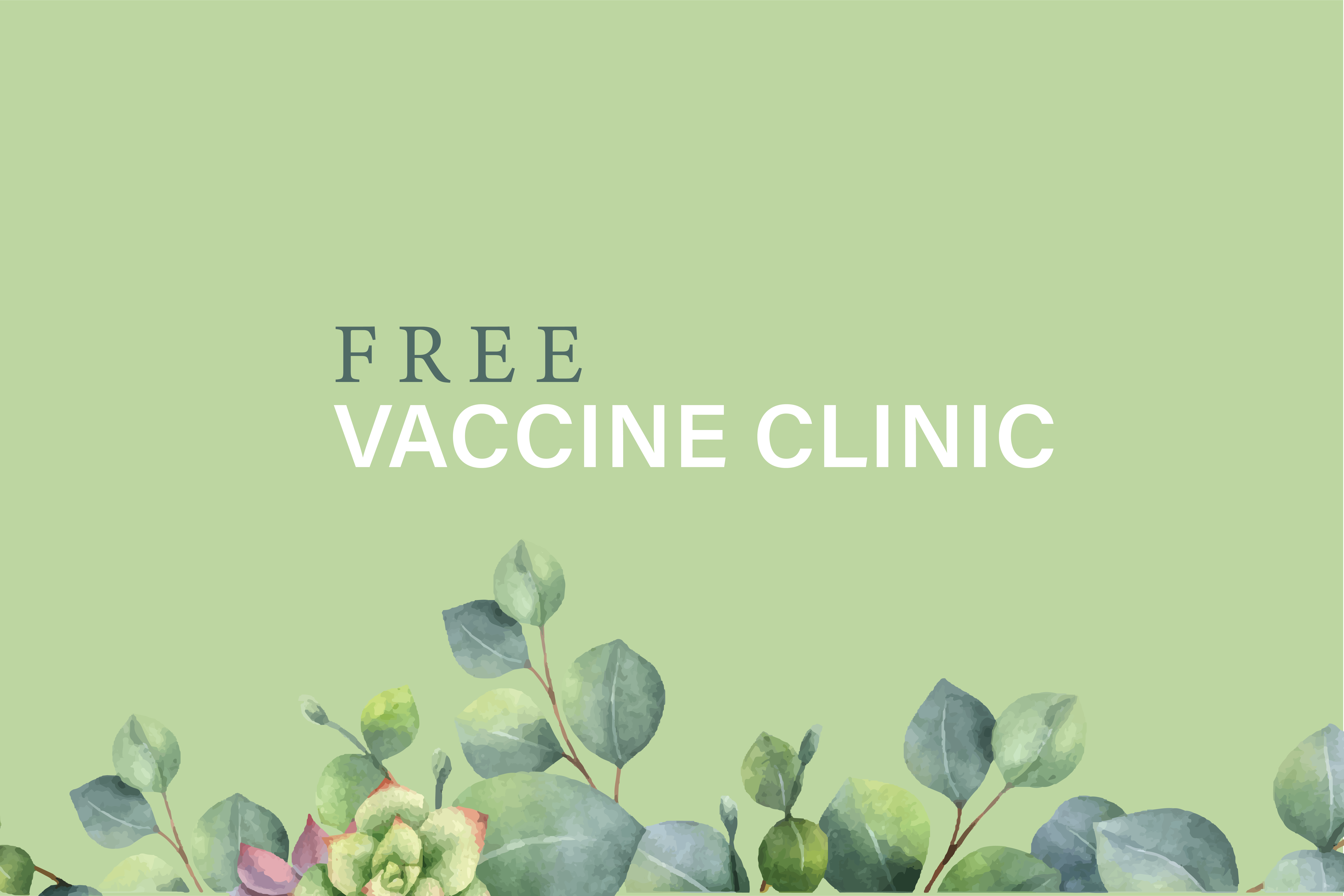 FREE Vaccine Clinic on Nov. 19th